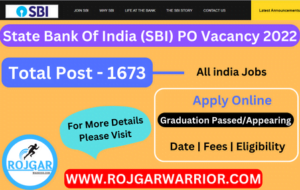 sbi po 2022 exam date