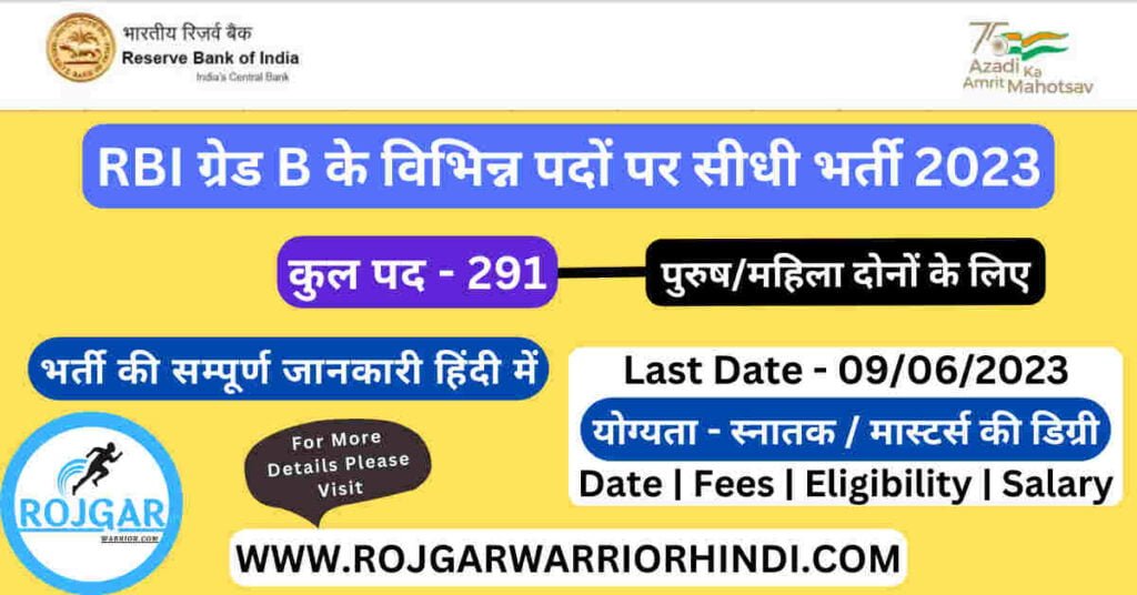 RBI Grade B Exam 2023